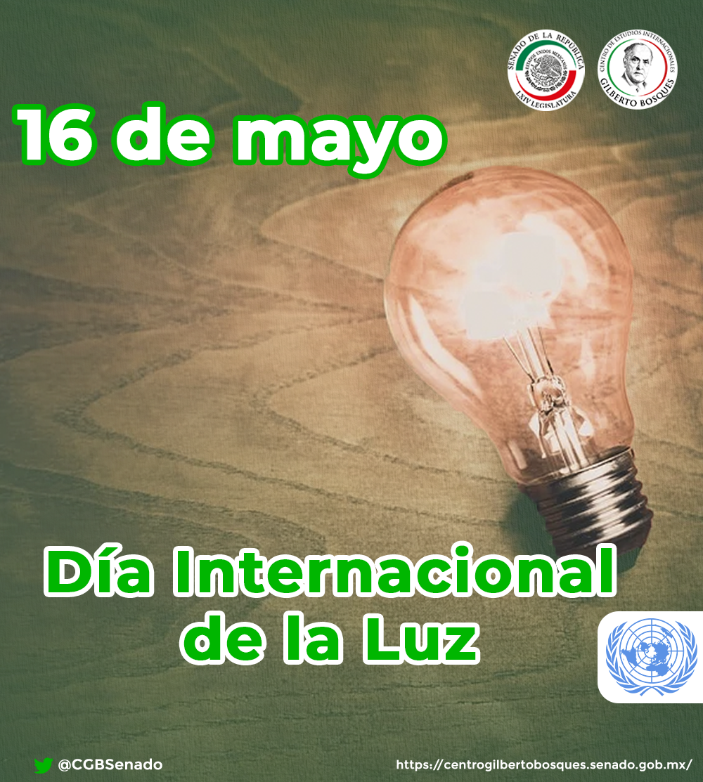 16 De Mayo Día Internacional De La Luz Efemérides